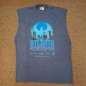 Atlanta Half-Marathon Y2K Thanksgiving Muscle T-Shirt Mens XL
